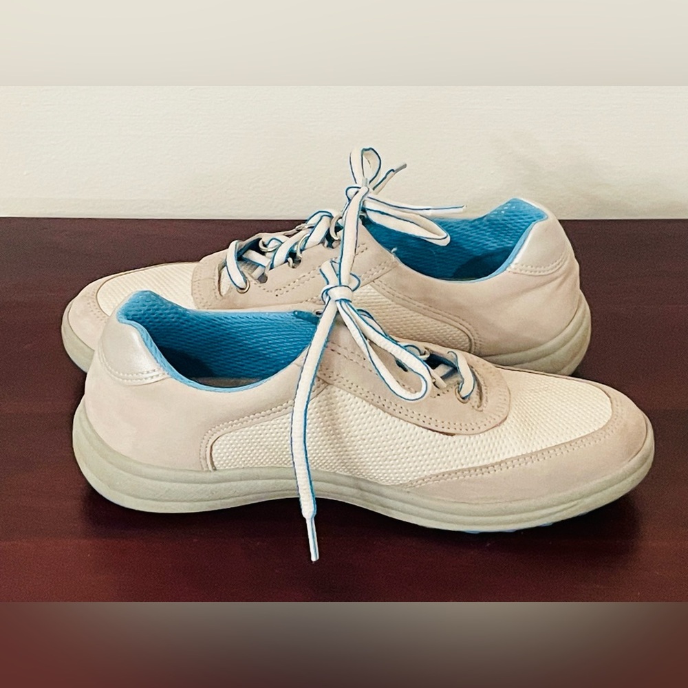 SAS Sporty Sneakers Walking Shoes 5M Light Gray/Grayish White - Picture 8 of 11